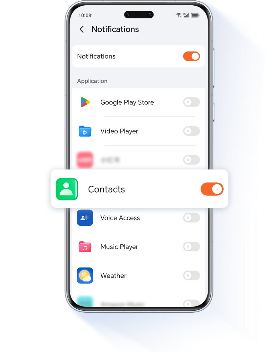 go to phone > Contacts
