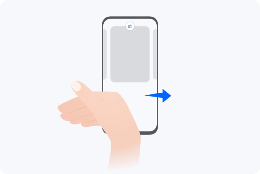 Deslizar hacia la derecha