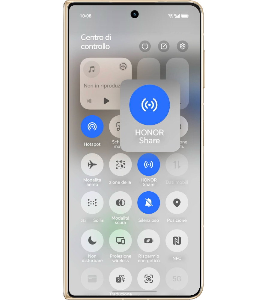 Attiva HONOR Share sul tuo telefono HONOR.