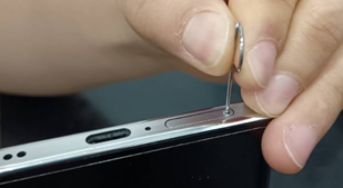 Vassoio schede SIM per niente telefono 3A + vassoio scheda SIM blu